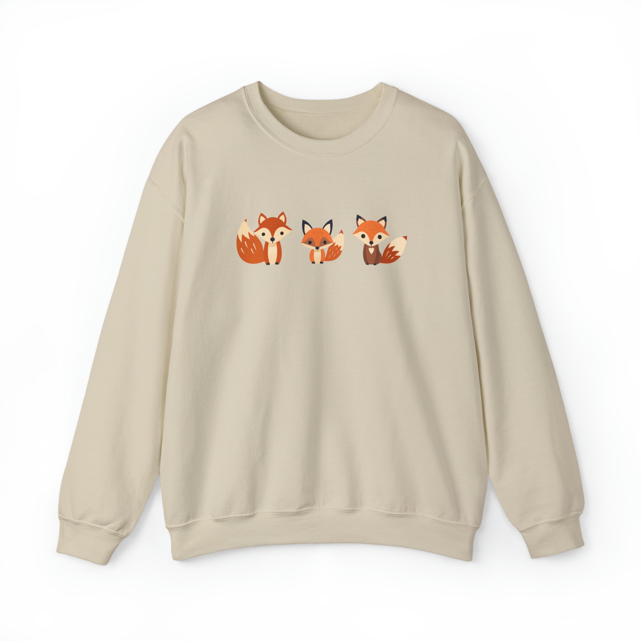 Fox Trot Charm, Classic Cute Foxes Sweatshirt