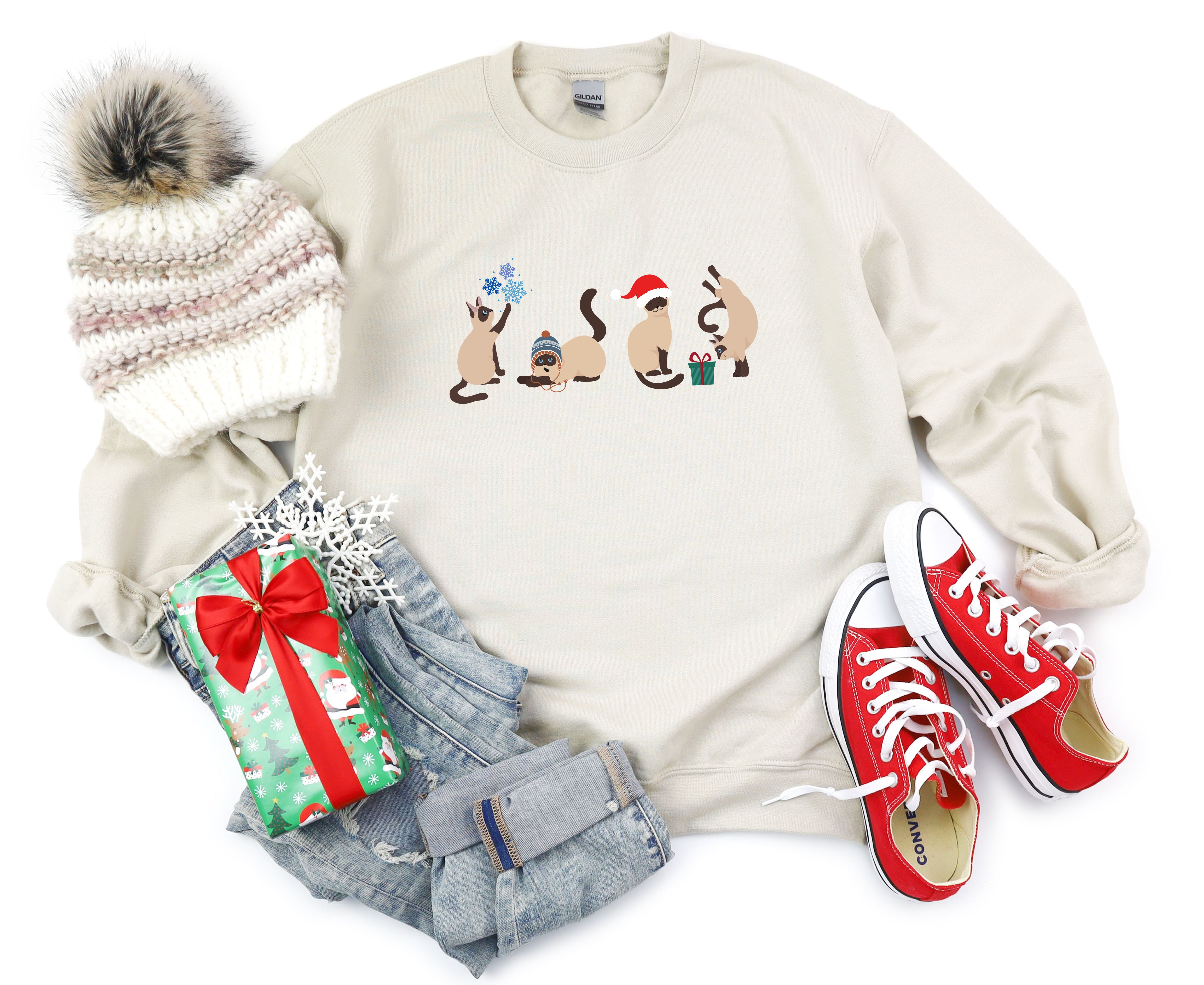 Siamese hot sale christmas jumper