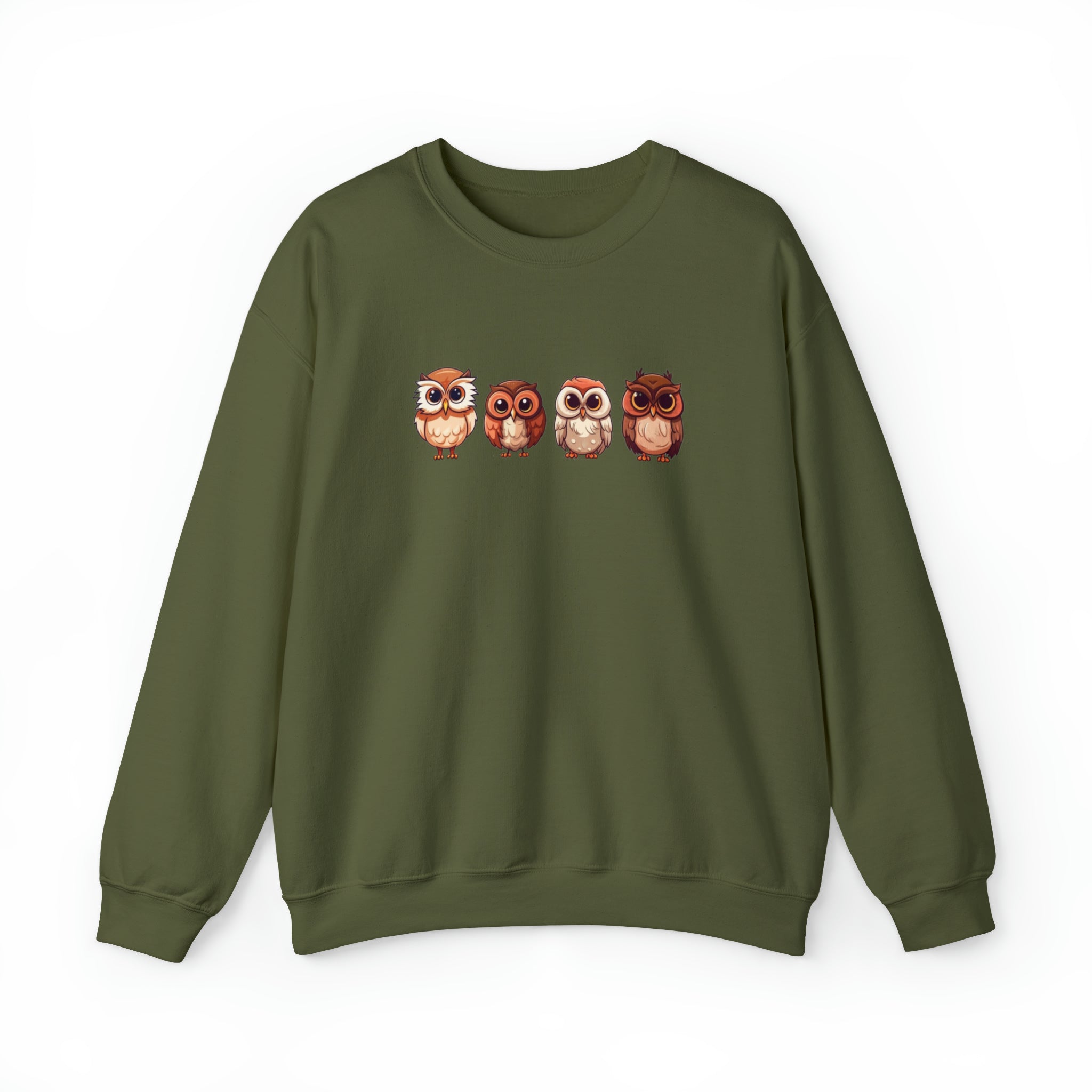 Charming Owl Lineup, Cute Owl Sweatshirt