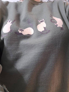 Customer photo of Siamese Cat Sweatshirt | Cat Lover Gift